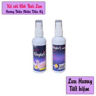 Set 2 Can ( Nước giặt thái lan thơm lâu 5L hương Comforf + Nước xả 5L  Tím ) TẶNG 1 chai xịt khô Comforf tím