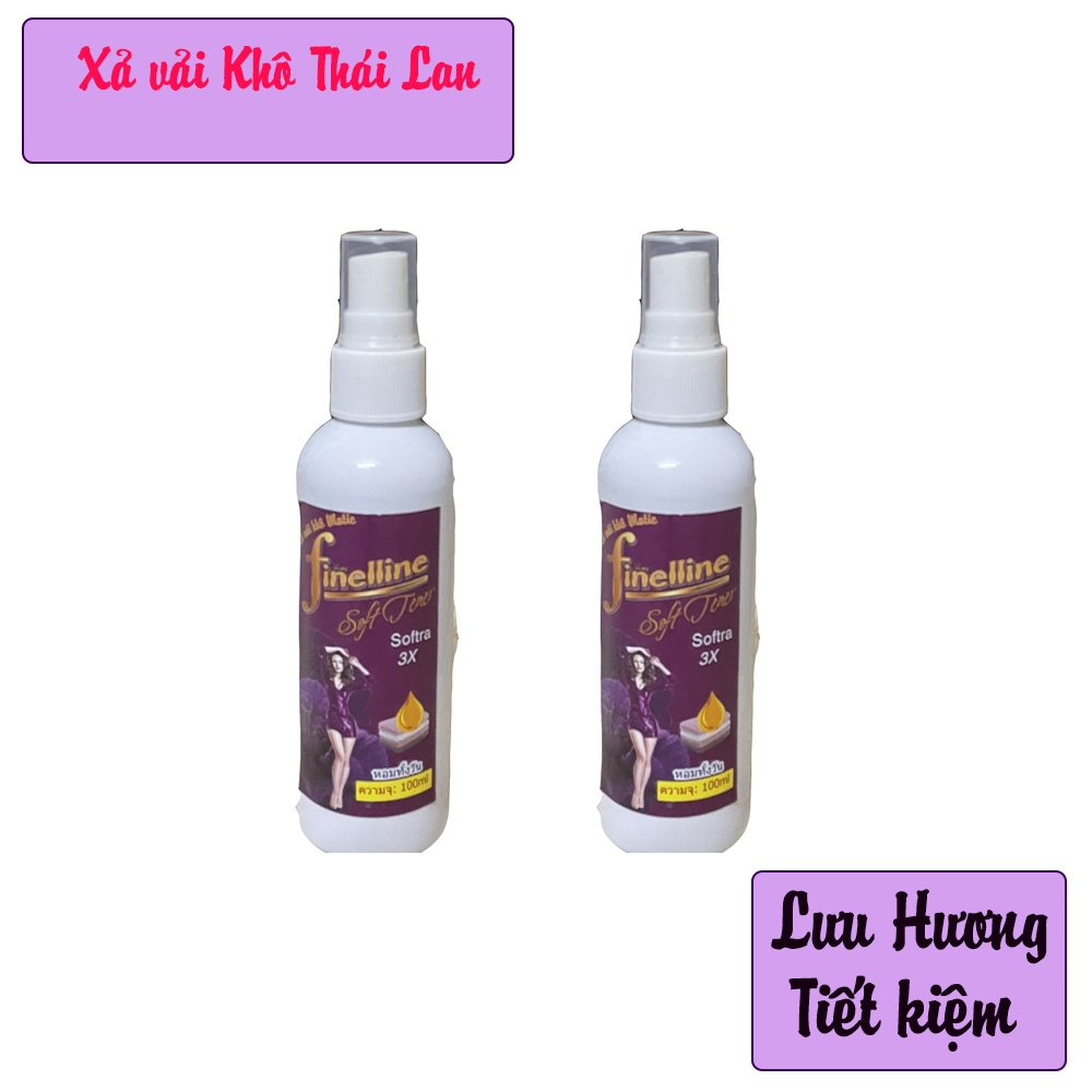 Combo 2 chai Xịt vải khô - hương Comfort - xịt quần áo thơm ngát lưu hương suốt cả ngày 100ml - xả vải khô thái lan