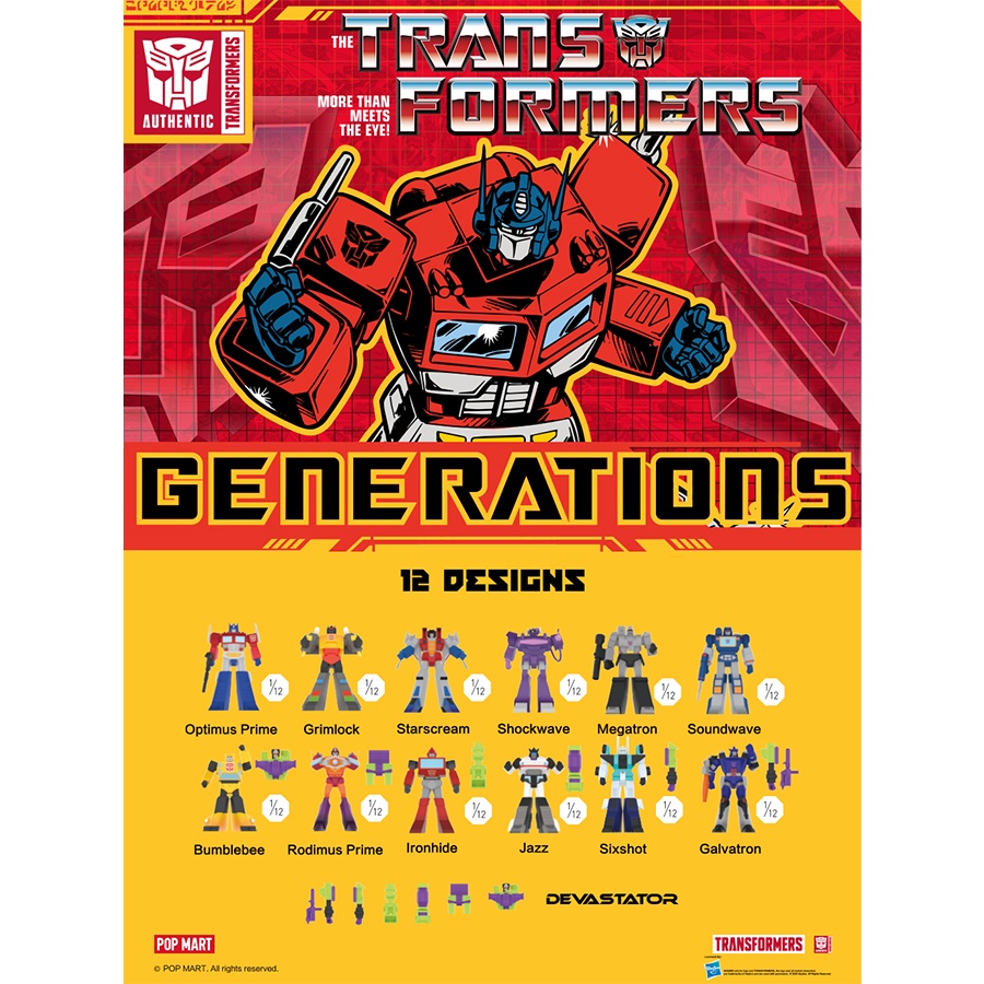 Mô Hình Đồ Chơi POP MART Transformers Generations 6941848232632 - Giao hàng ngẫu nhiên