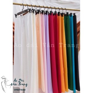Quần áo dài nữ truyền thống vải lụa phi cao cấp đủ size đủ màu VT03 Quỳnh Dư