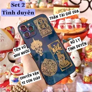 ⚠️FREESHIP⚠️Miếng Dán Điện Thoại Phù Hợp Phong Thuỷ Đẹp Lung Linh
