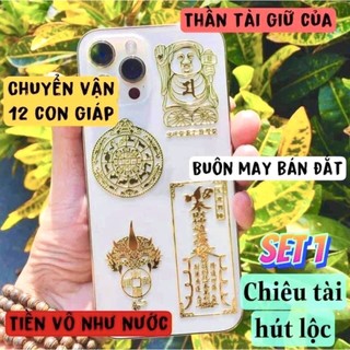 ⚠️FREESHIP⚠️Miếng Dán Điện Thoại Phù Hợp Phong Thuỷ Đẹp Lung Linh