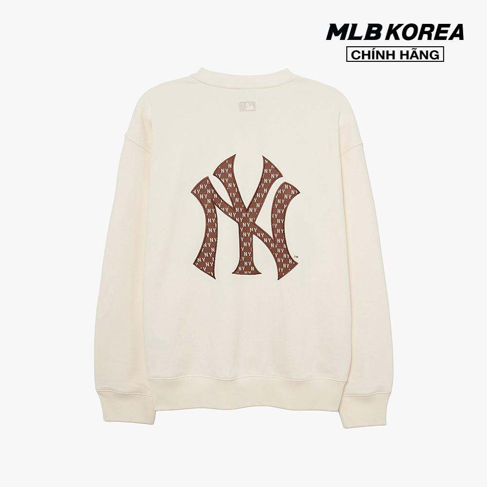 MLB - Áo sweatshirt unisex cổ tròn tay dài Monogram Big Lux 3AMTM1234-50CRS