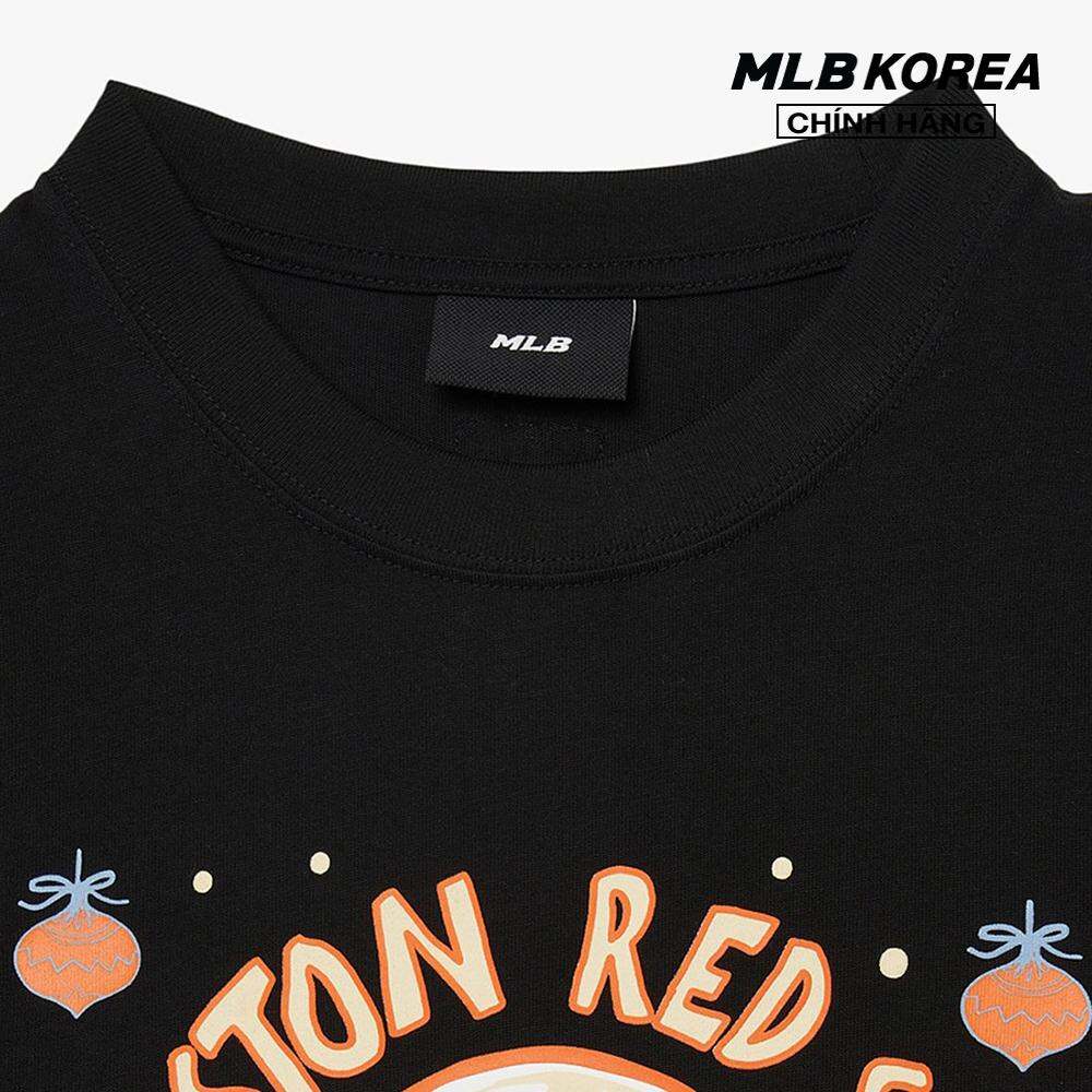 MLB - Áo thun unisex cổ tròn tay ngắn in hình thời trang 3ATSL1134-43BKS