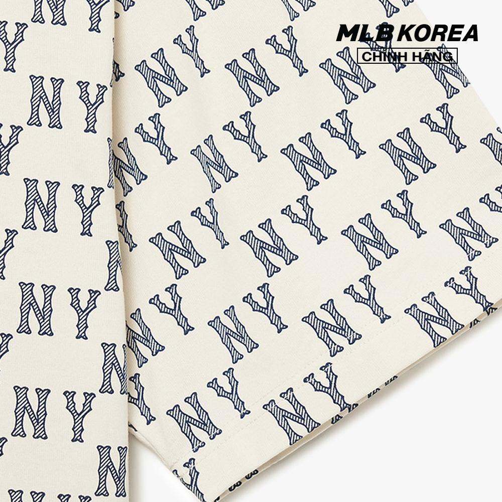 MLB - Áo thun unisex cổ tròn tay ngắn Classic Monogram 3ATSM0134-50CRD
