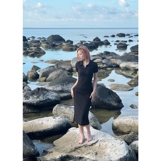 CHICBAE21 - Đầm cộc tay cổ đức ren