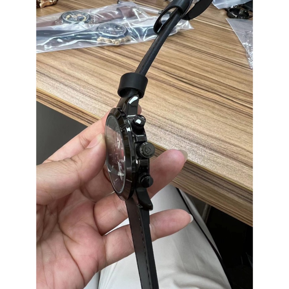 Đồng Hồ Nam Dây Da PAGINI 188723 Chạy 4 Máy Full 6 Kim, Lịch Ngày 7 Số, Chống Nước Chống Xước - Bảo Hành 12 Tháng