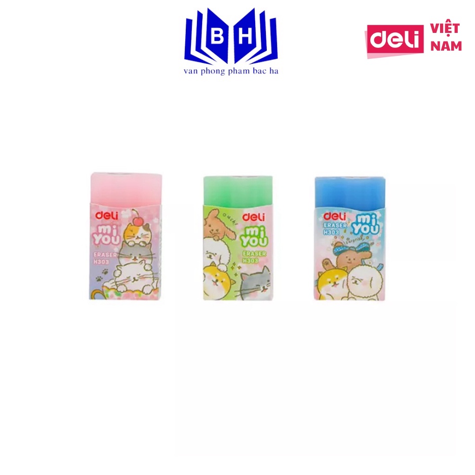 combo 10 cái Tẩy thạch hình chó, mèo - EH303, EH304 ( H303/ H304 )