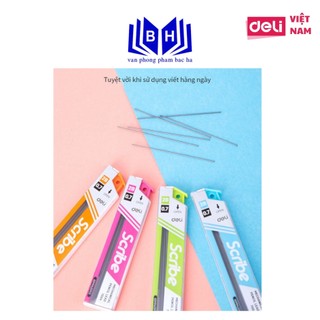 Ruột bút chì bấm 2b deli - e7003/e7004 - 0.5mm/ 0.7mm