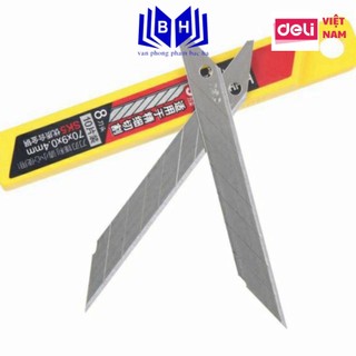 Lưỡi dao trổ Deli 30 độ E2015 - 2015 ( 10 lưỡi/ hộp )