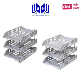 Khay nhựa 3 tầng deli e9217/e9209 siêu bền - 9217/9209