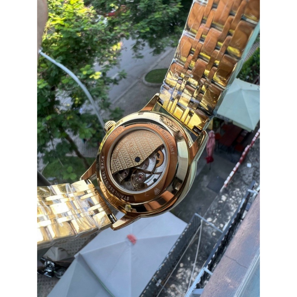 Đồng Hồ Cơ Nam RL 039 Lộ Cơ 2 Mặt, Chạy Full Máy Full Kim - Lịch MoonNight - Chống Nước Chống Xước - Bảo Hành 24 Tháng