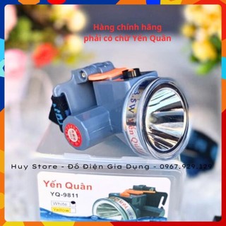 Đèn đội đầu sạc điện Yến Quân YQ-9811 đi đêm tối , Đèn đội đầu Yến Quân chống thấm nước QM Store