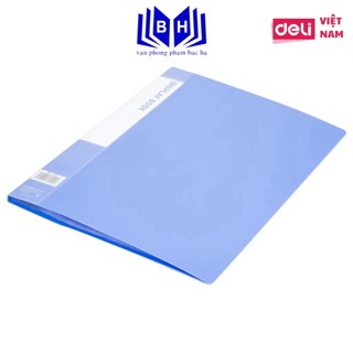 File lá/ bìa lá a4 deli, xanh dương - 20/30/40/60 lá - 5220/5230/5240/5260