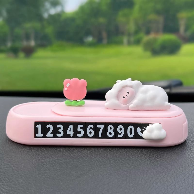 Bảng Số Điện Thoại Đỗ Xe Hơi Tạm Thời Từ Tính Trang Trí Nội Thất Cho Nữ