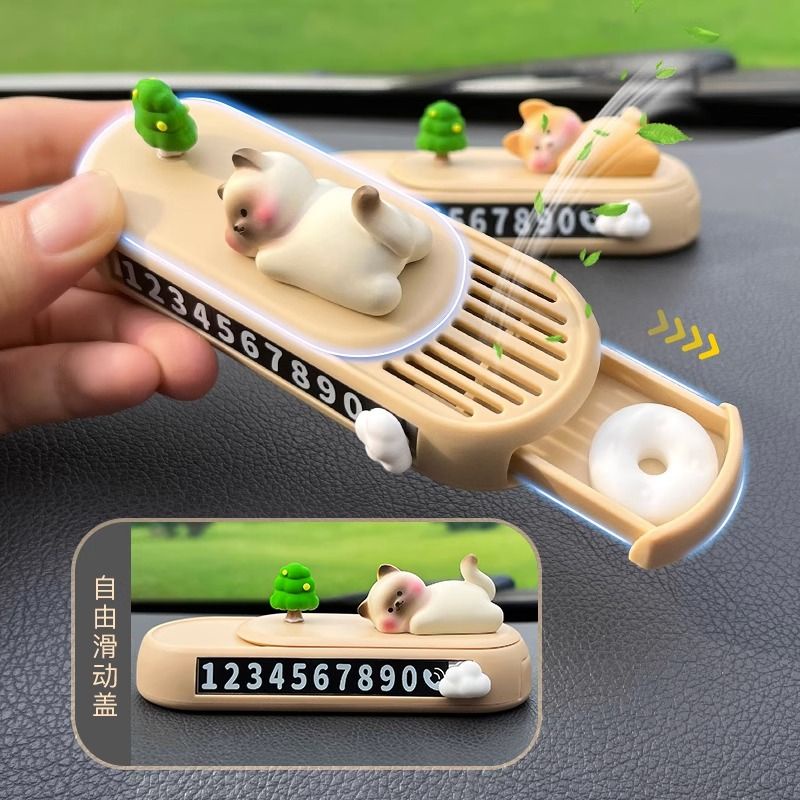 Bảng Số Điện Thoại Đỗ Xe Hơi Tạm Thời Từ Tính Trang Trí Nội Thất Cho Nữ