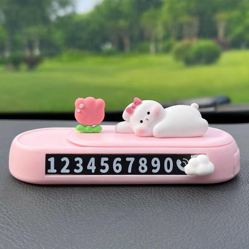 Bảng Số Điện Thoại Đỗ Xe Hơi Tạm Thời Từ Tính Trang Trí Nội Thất Cho Nữ