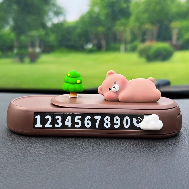 Bảng Số Điện Thoại Đỗ Xe Hơi Tạm Thời Từ Tính Trang Trí Nội Thất Cho Nữ