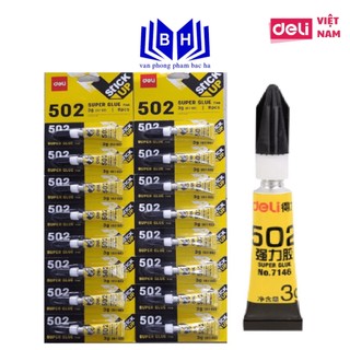 Keo 502 deli 3g/ tuýp - e7146 - keo dán đa năng