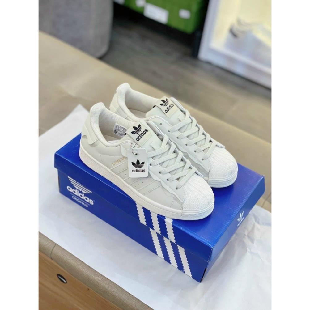 Giày thể thao nữ adidas mũi sò .giày adidas sò trắng kem ful hộp ful box-store genz