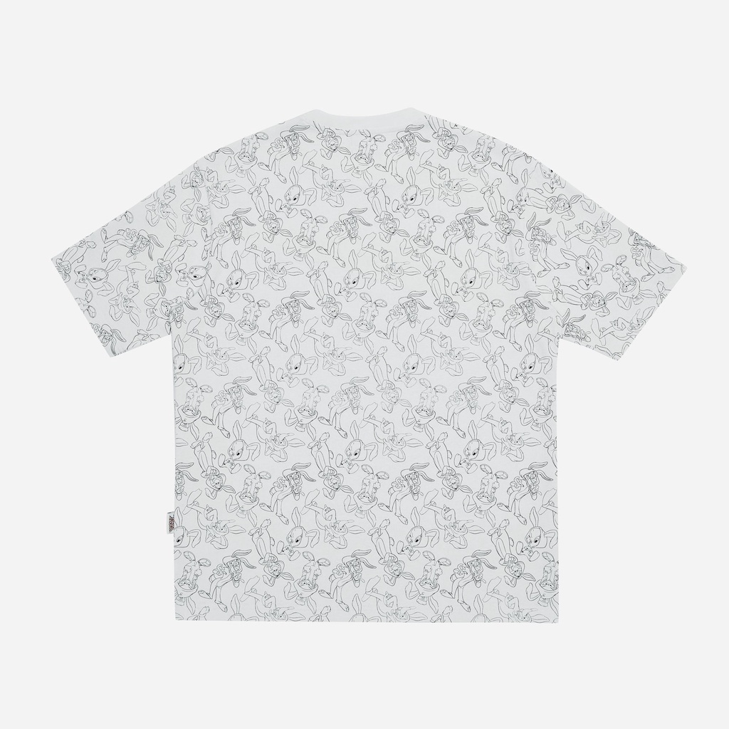 Áo thun tay ngắn thời trang unisex Looney Tunes x Fila - FW2RSF1142X-WHI