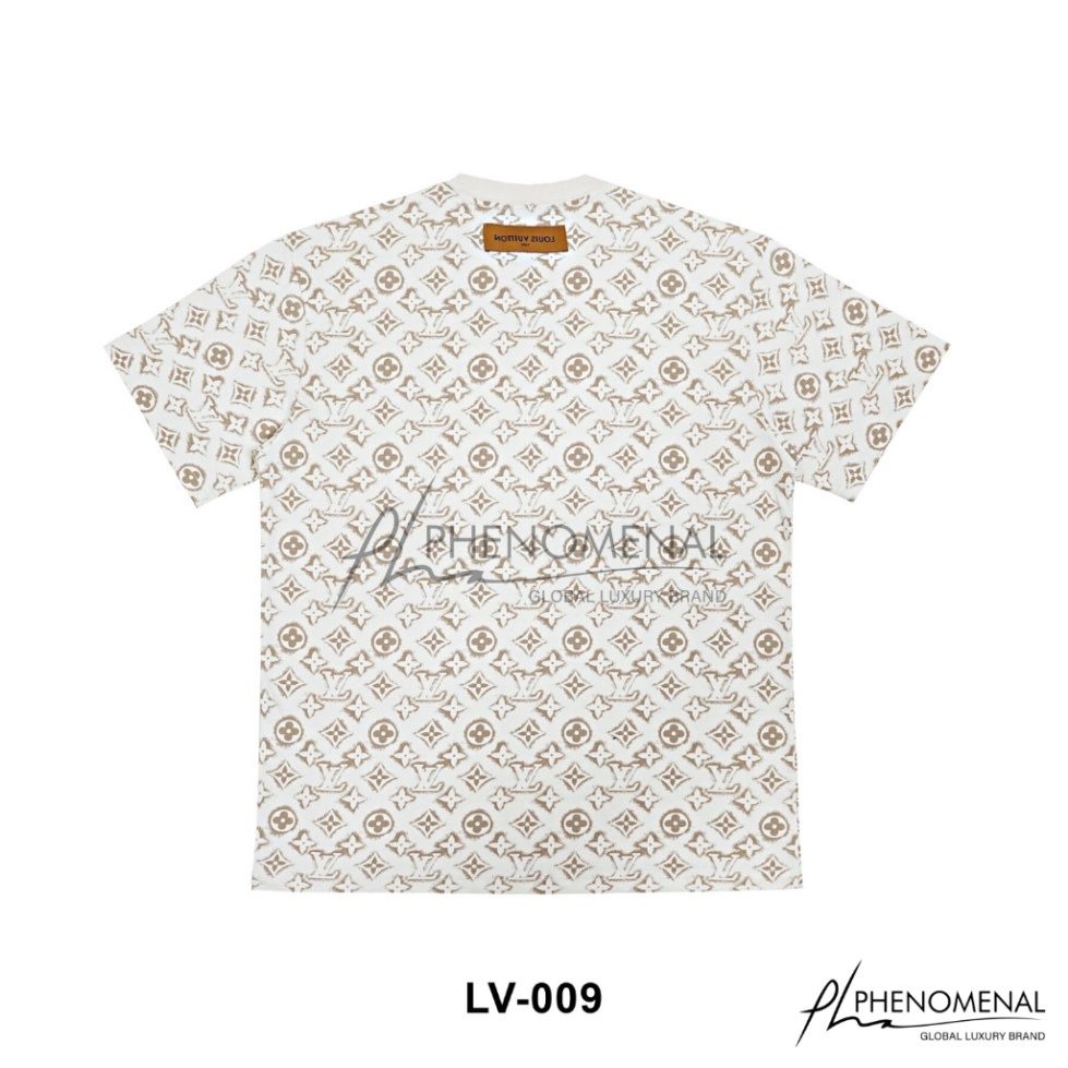 ÁO THUN LV SAND MONOGRAM , ÁO THUN LV FULL LOGO NAM NỮ UNISEX