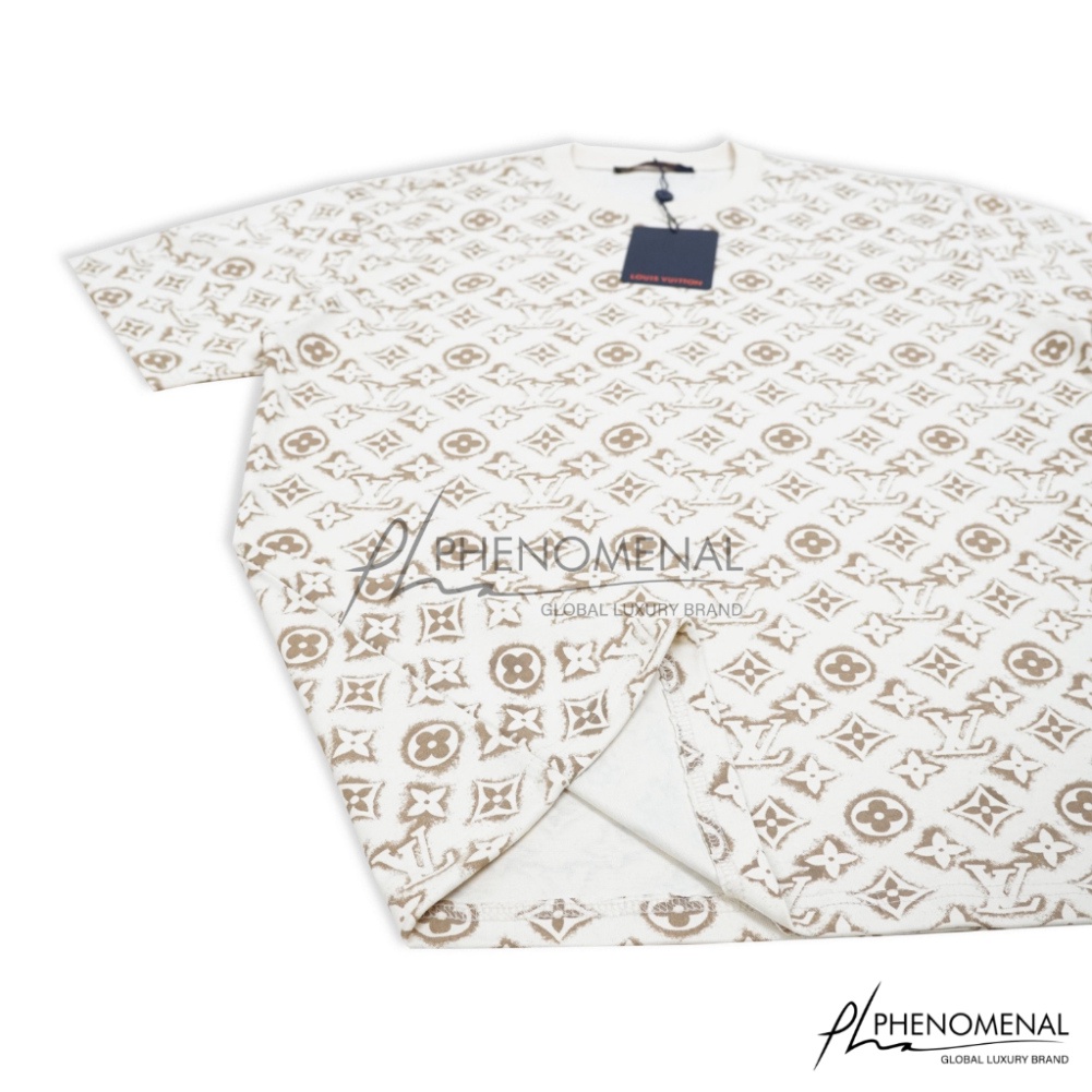 ÁO THUN LV SAND MONOGRAM , ÁO THUN LV FULL LOGO NAM NỮ UNISEX