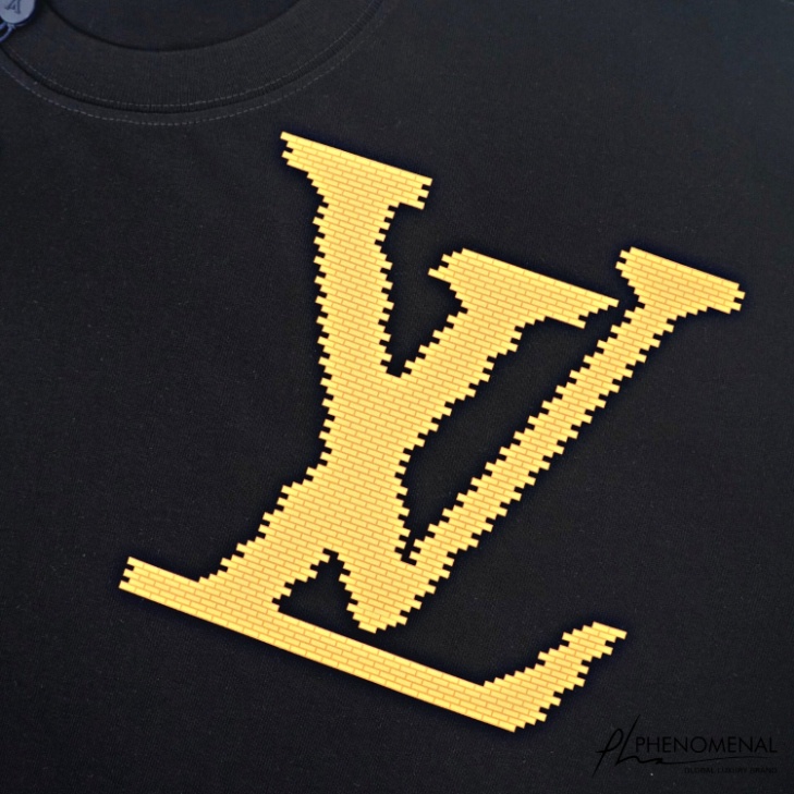 ÁO THUN LV BRICK BIG LOGO , ÁO THUN LV LOGO NAM NỮ UNISEX