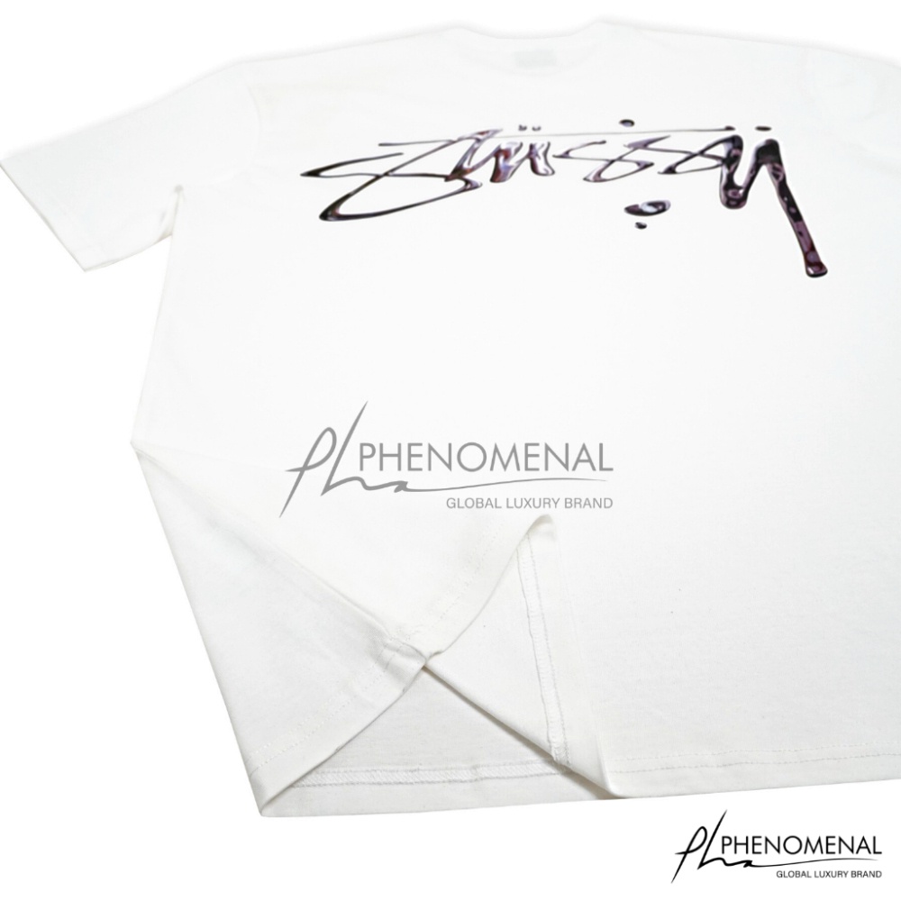 Áo Stussy Mercury Thủy Ngân - Chất 100%cotton mịn dày 250GSM nặng trên 300gram