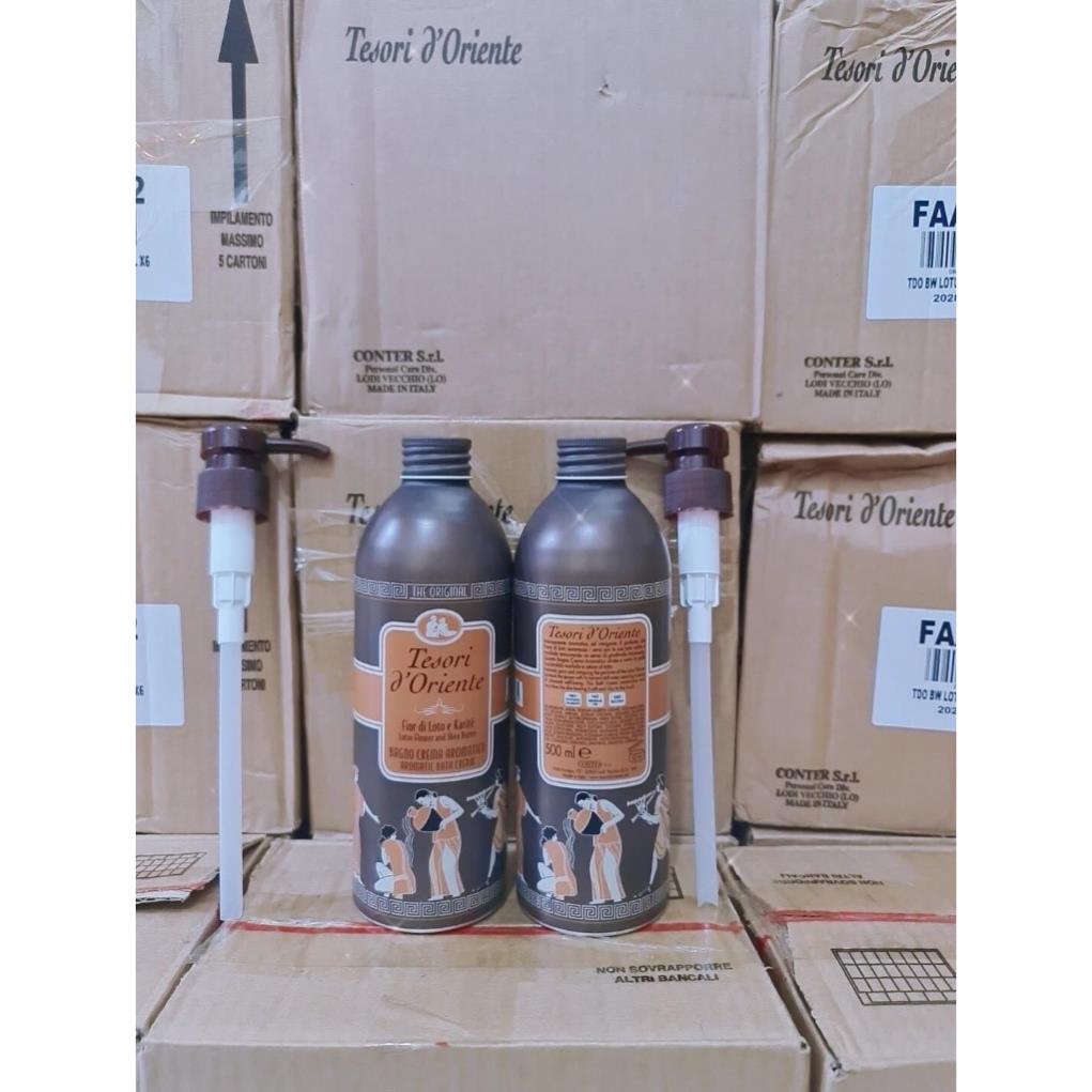 Sữa Tắm Nước Hoa Ý Tesori Hương Sen , Hương Thanh Long 500ML  - DORIS