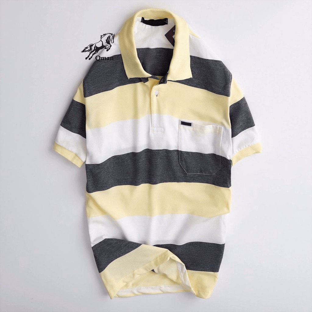 RẺ VÔ ĐỊCH  Áo thun nam trung niên ba sọc ngang vải mềm mịn, hút mồ hôi, không ra màu A0012 trungniennam