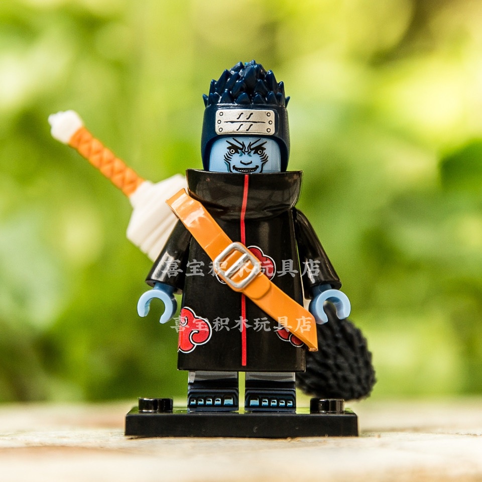 So Với lego naruto Cá Mập Khô Ba Tư Với Đất Sét Lắp Ráp Mô Hình uzumaki naruto Feiassemb