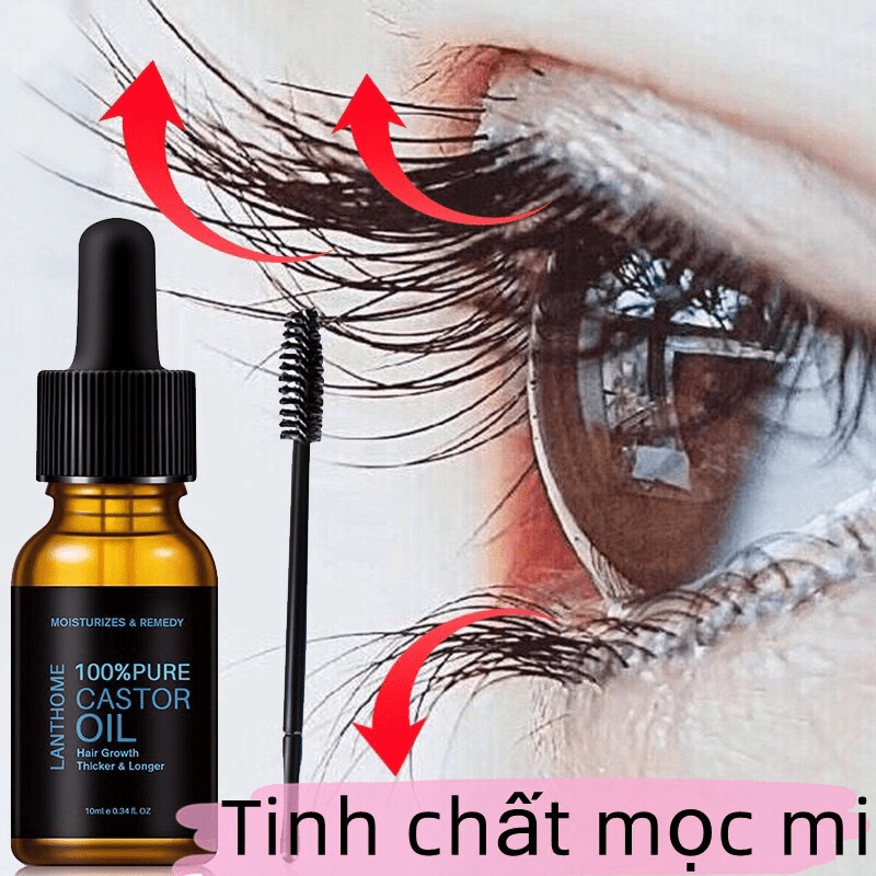 Tinh Chất Mọc Mi 10ML Kích Thích Mọc Lông Mi Làm Dày Lông Mi Nhanh Tự Nhiên Nuôi Dưỡng Mi Dài Và Cong kemd