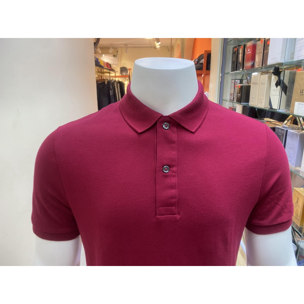 Áo Polo Đỏ Hồng Trơn Lacoste - New - PH124551476 - PC03