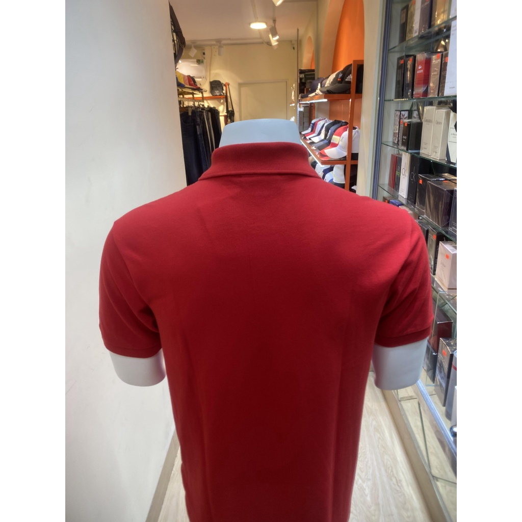 Áo Polo Đỏ trơn Lacoste - PH124451240 - New - PC03