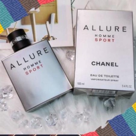 Nước hoa nam nữ Allure Homme sport dầu thơm quyến rũ thơm mát TE