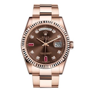 Đồng hồ Nam Rolex máy nhật day date dòng cơ Automatic size 38mm vàng hồng