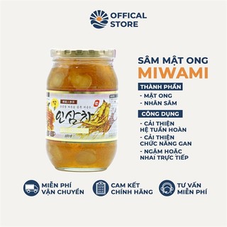 Sâm lát 6 năm tuổi ngâm mật ong Nhân sâm lát ngâm mật ong Hàn Quốc Miwami 580g