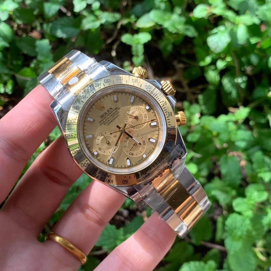 Đồng Hồ Nam Daytona Cosmograph 116503 Yellow Gold - Size 40mm mặt trắng vỏ vàng