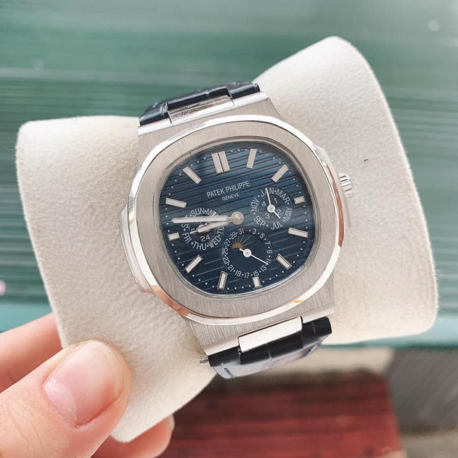 Đồng hồ Nam Pt vuông dây da, kim loại 6kim máy nhật chạy cơ Automatic  size 41-42mm nhiều màu