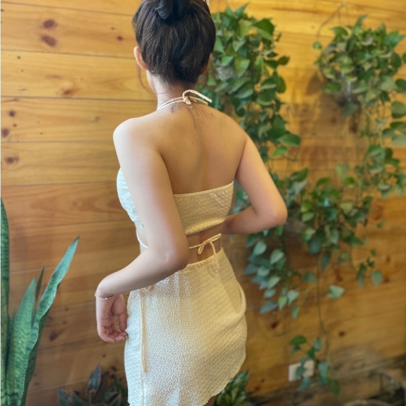 Bikini Đồ Bơi Ba Mảnh Qccc Kèm Chân Váy