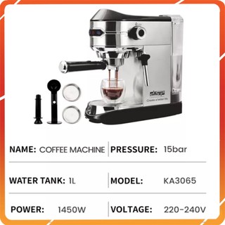 Máy pha cà phê espresso dsp ka3065 1450w 15bar - hàng nhập khẩu - hàng chính hãng