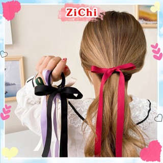 Dây buộc tóc đính nơ ruy băng dễ thương zichi sc15