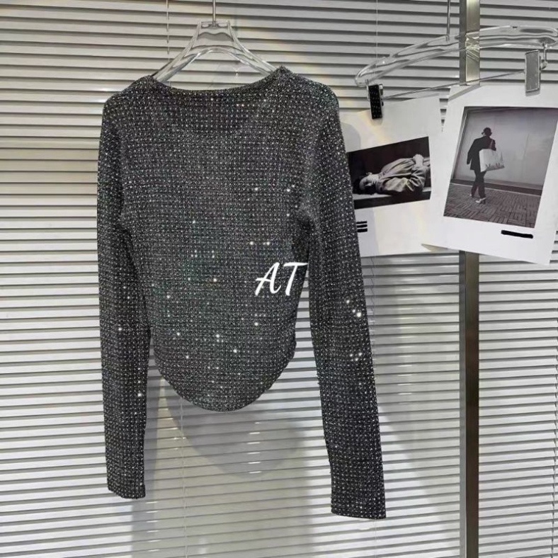 Áo nhũ đá vạt bầu hàng QCL1 3/10