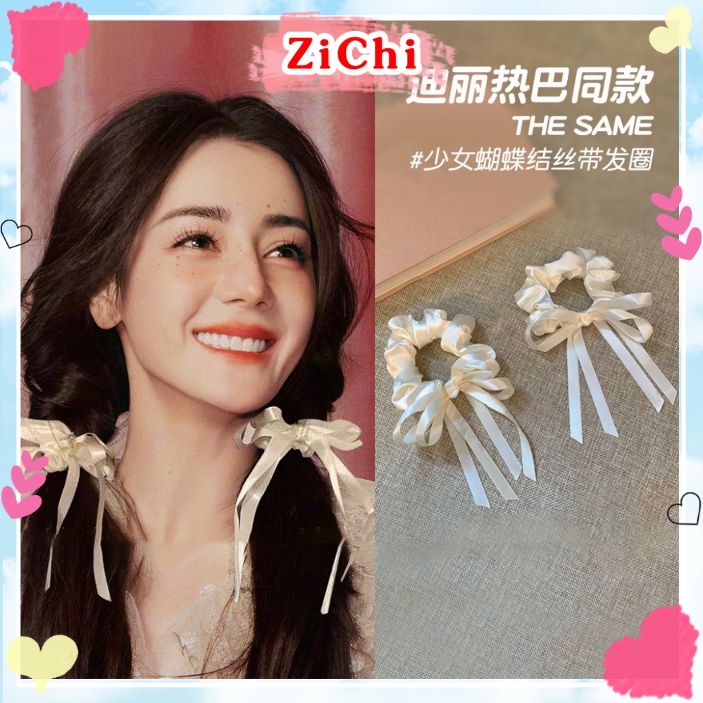 Dây buộc tóc dây ruy băng xinh xắn dễ thương phong cách thời trang dành cho nữ Zichi SC5