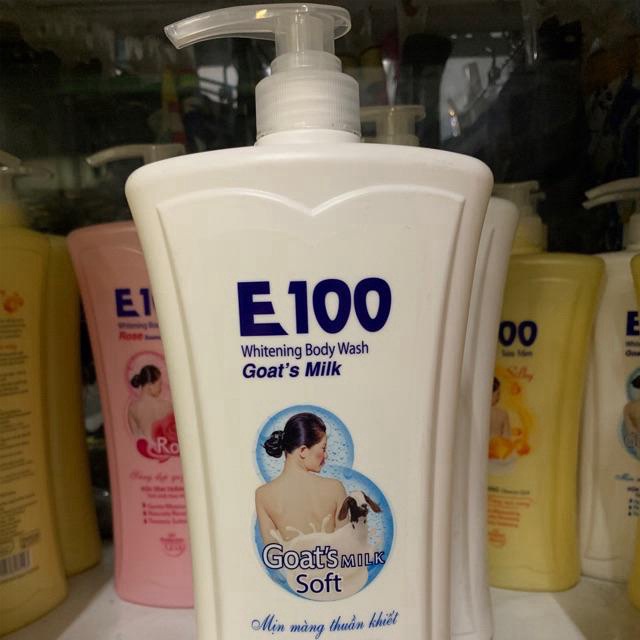SỮA TẮM E100 SILKY 1,2ML và 800ML