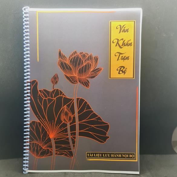 Sổ Tay 52 bài Trọn bộ văn khấn Việt nam - Tặng 2 đồng xu may mắn rất linh