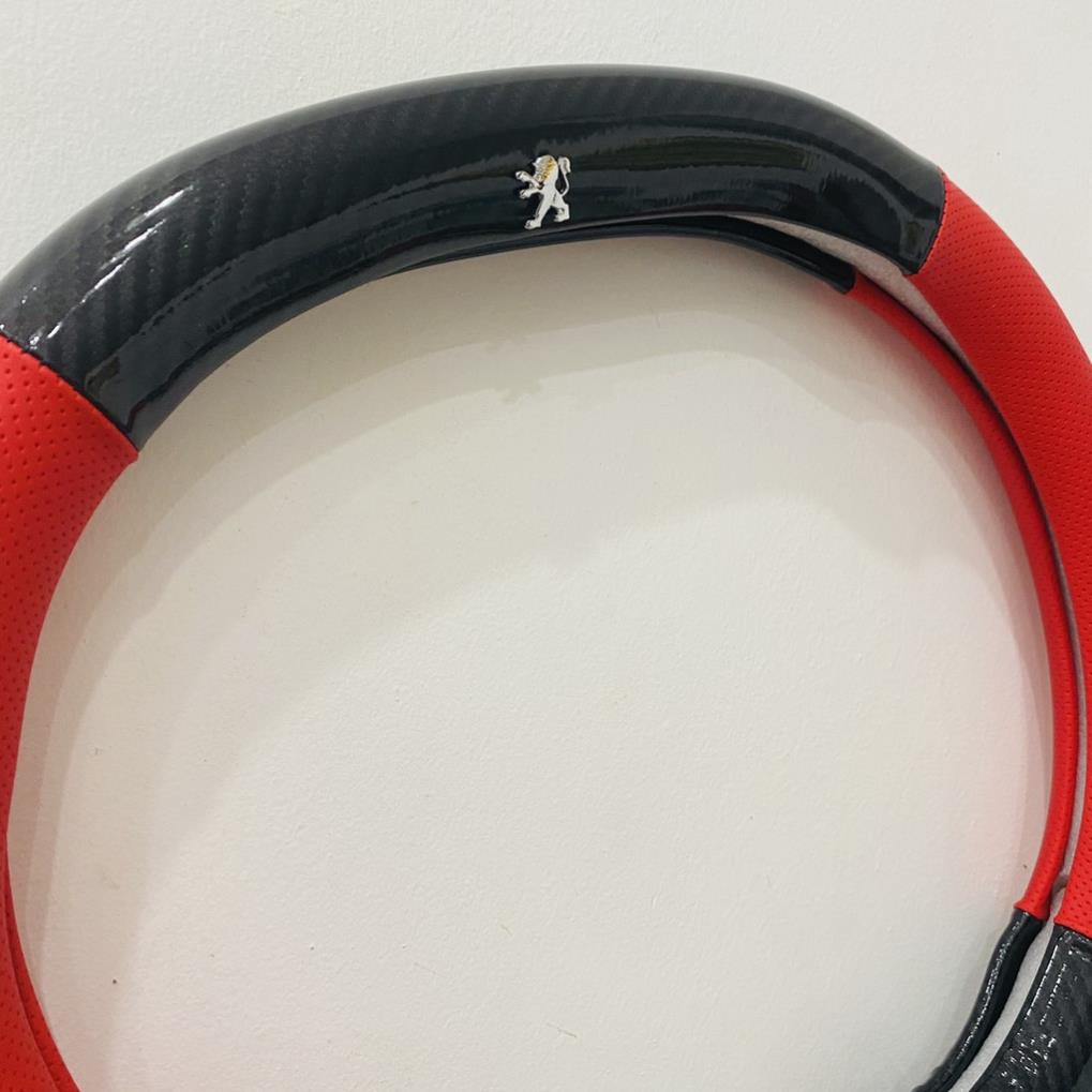 Bọc Vô Lăng , Bọc Tay Lái Cho Xe Peugeot 2008, 3008, 5008 mẫu Cờ Pháp có logo cao cấp