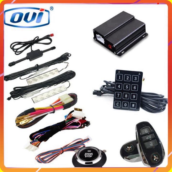 Bộ chìa khóa thông minh START-STOP điều khiển từ xa dành cho ô tô Mitsubishi - Mã: OVI-EF028 - Hàng 