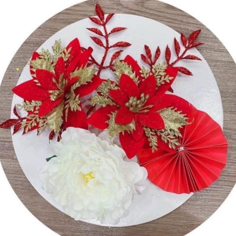 Sét phụ kiện trang trí tháp bánh,tháp bia,tháp nước ngọt trang trí TẾT kèm đế